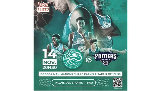 Basket ProB: Elan Béarnais Pau Lacq Orthez Vs Poitiers