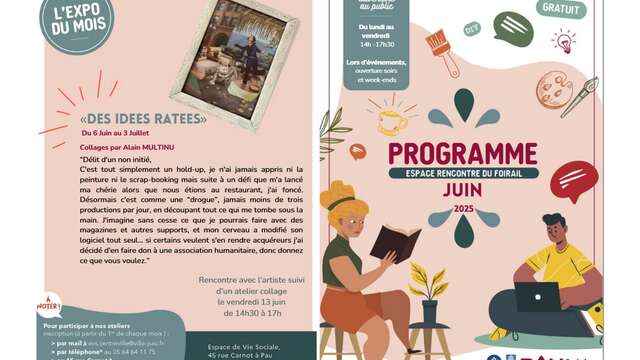 Programme de l'Espace de rencontre du Foirail - Juin 2025