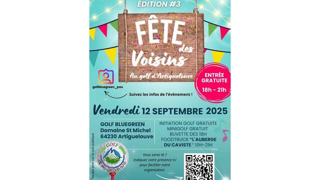 Fête des voisins au Golf Artiguelouve