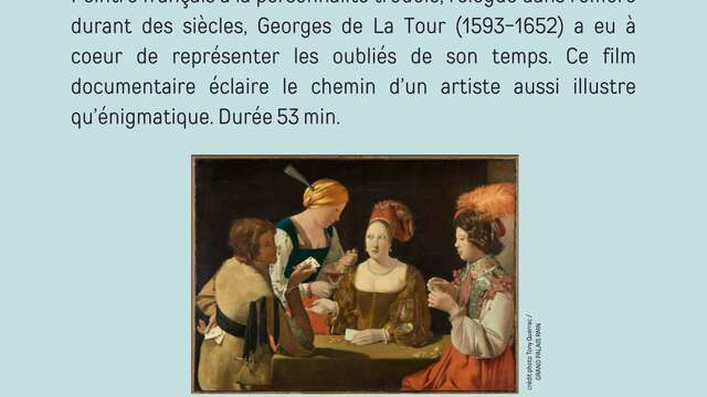 Film documentaire - Arte - Georges de la Tour, peindre la condition humaine
