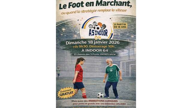 Match initiation découverte foot en marchant