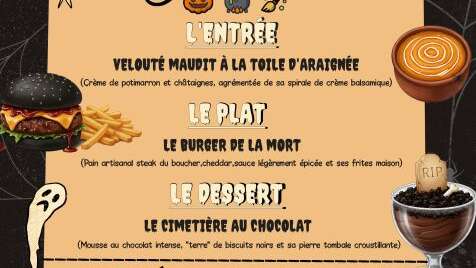 Menu Halloween | Le Saint James