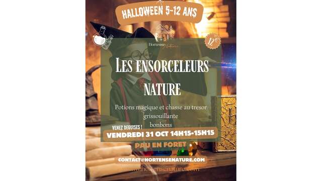 Les ensorceleurs nature Halloween