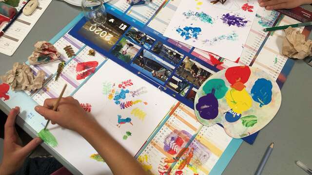 Atelier #5 "L'art est un jeu d'enfant" - Un attrape-soleil fruité