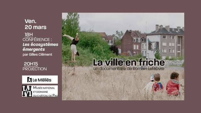 Conférence de Gilles Clément + projection "La ville en fiche"