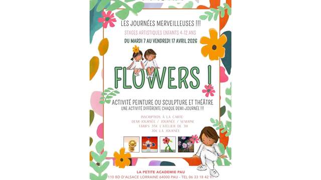 Programme vacances Avril - Stage artistique enfants