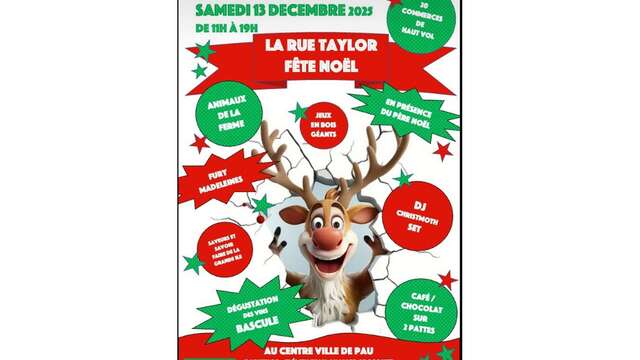 La rue Taylor fête Noël