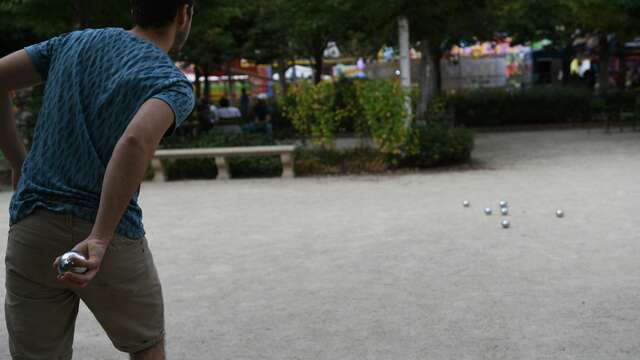Concours de pétanque