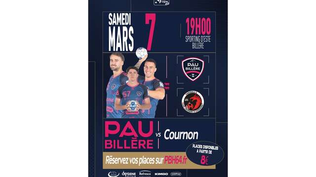 Handball:  Pau Billère Handball Vs Cournon