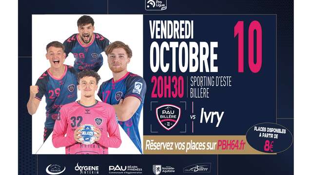 Handball:  Pau Billère Handball Vs Ivry