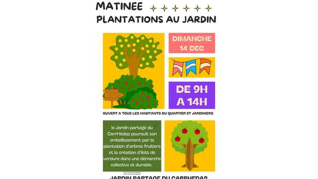 Plantations au jardin !