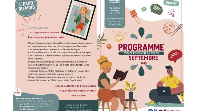Programme de l'Espace de rencontre du Foirail - Août 2025