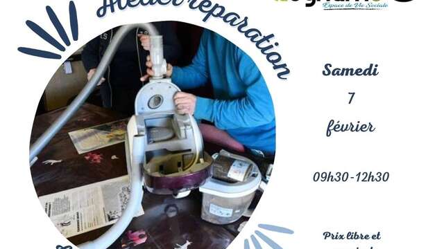 Atelier réparation (petits électroménager, machine à coudre ...) - Repair workshop (small household appliances, sewing machines ...)