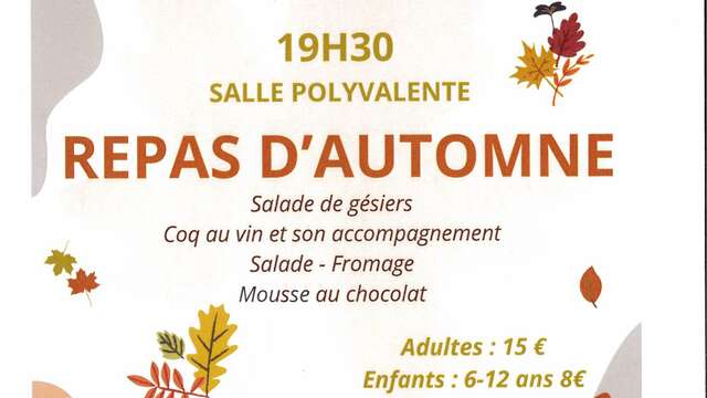 Repas d'automne à Lupersat