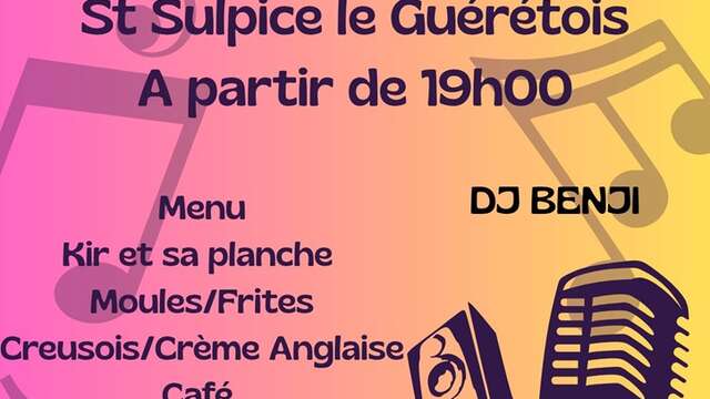 Repas dansant et karaoké de l'amour
