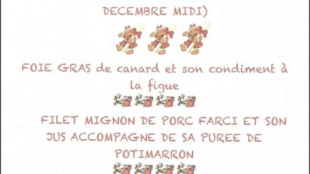 Repas de Noël au Grand Café