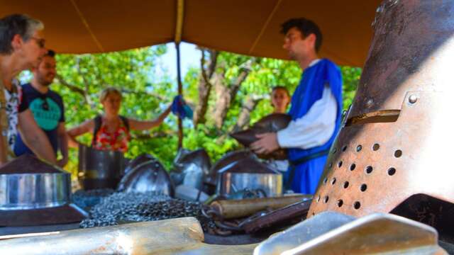 Camp médieval et jeux au Château de Lastours