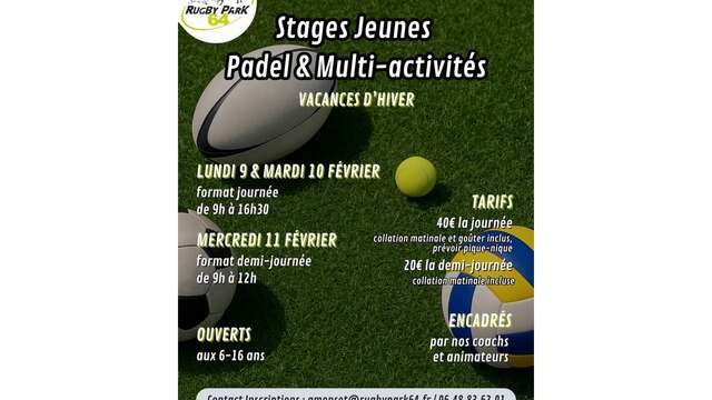 Stage padel & multi-activité