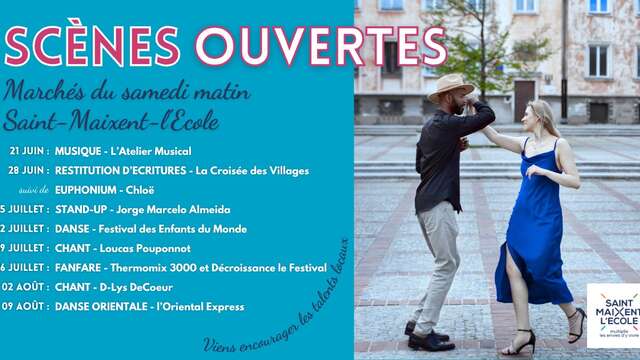 Scène ouverte au marché - restitution d'écritures