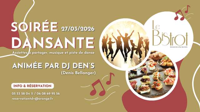 Soirée dansante avec DJ | Bistrot de Malfourat
