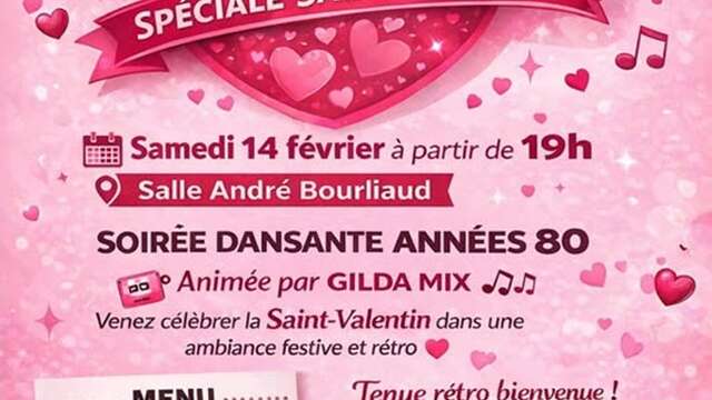 Soirée années 80, spéciale Saint-Valentin