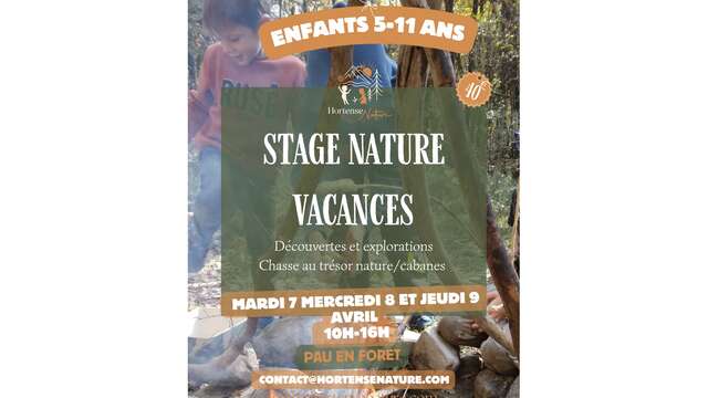 stage nature vacances enfants