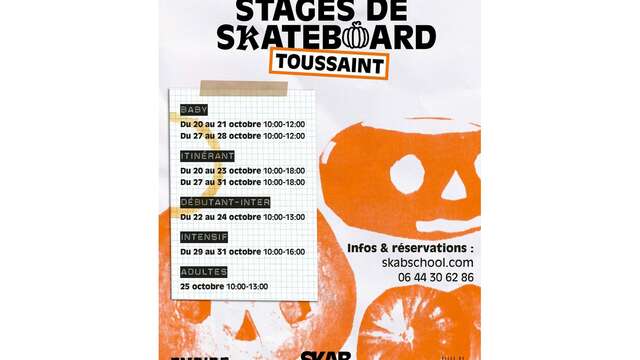 SKAB school - Stage skateboard Pitchoun toussaint