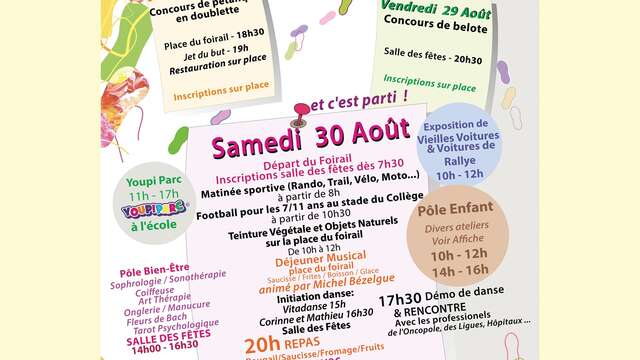 Concours de pétanque au profit des journées "Bonheur contre le cancer"