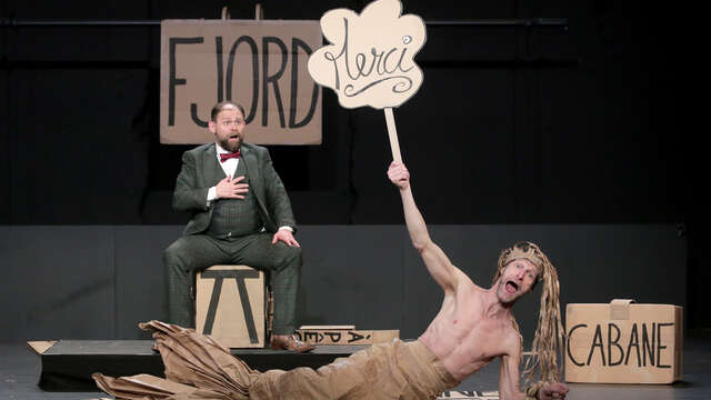 Théâtre de l'Usine - Les gros patinent bien Pierre Guillois - Olivier Martin-Salvan