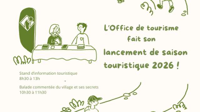 L’Office de tourisme fait son lancement de saison touristique 2026 !