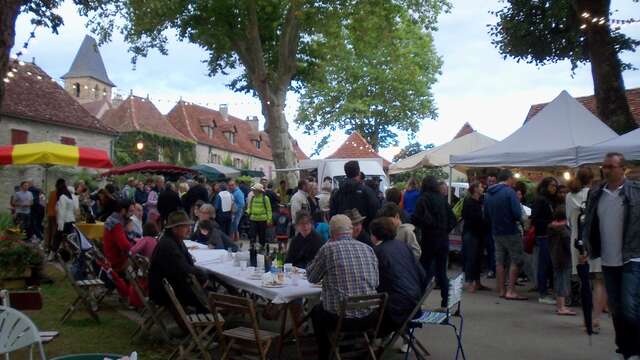 Marché Gourmand durant la Fête Votive de Loubressac