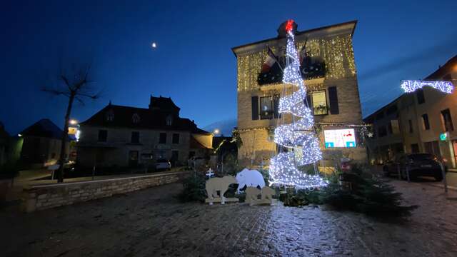 Illuminations de Noël à Labastide-Murat