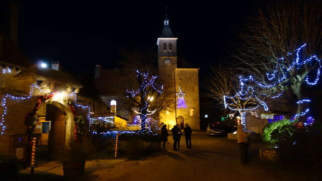 Illuminations de Noël à Lunegarde