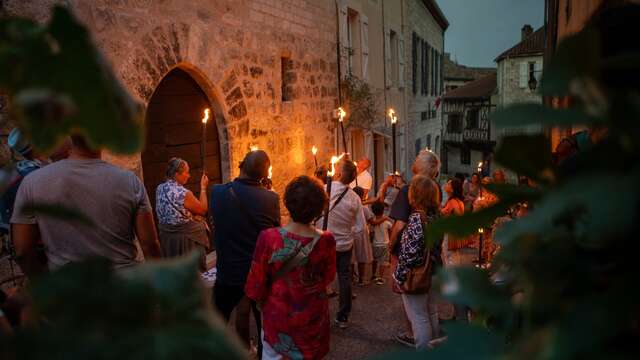 Visite guidée : Noctambulation à Montcuq