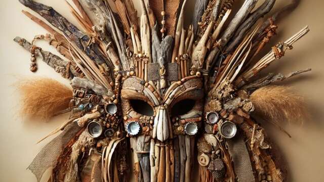 Graines de Moutards, atelier créatif à Figeac : le masque en fête !