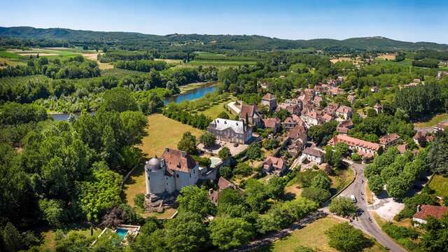 Baignade du Port de Creysse dans la rivière Dordogne