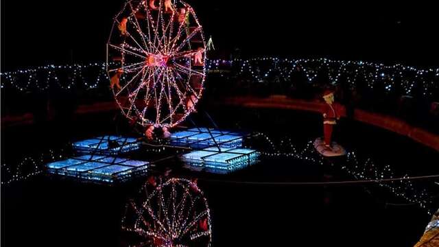 Illuminations de Noël à Lunegarde