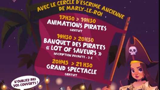 *** COMPLET*** LE BANQUET DES PIRATES : Lot of Saveurs x A l’assaut de l’île