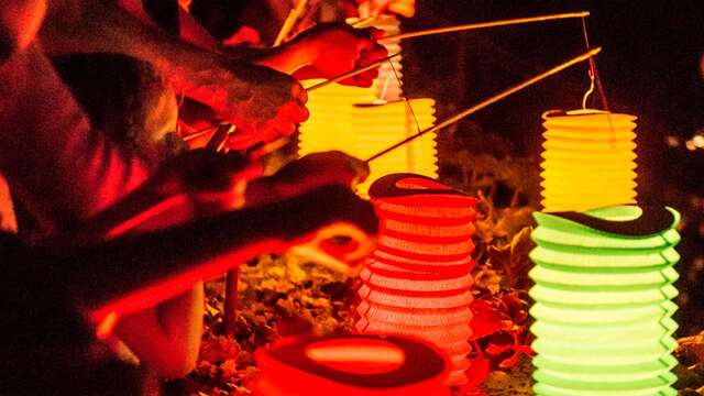 Pays d'Art et d'Histoire : Visite nocturne aux Lampions à Autoire