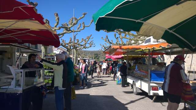 Marché à Luzech