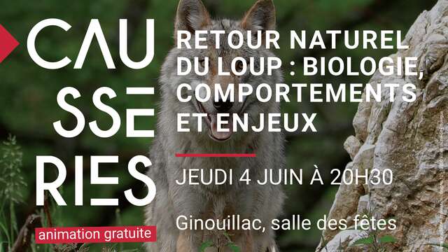 Retour naturel du loup Biologie, comportements et enjeux conférence de Cyril Prévent