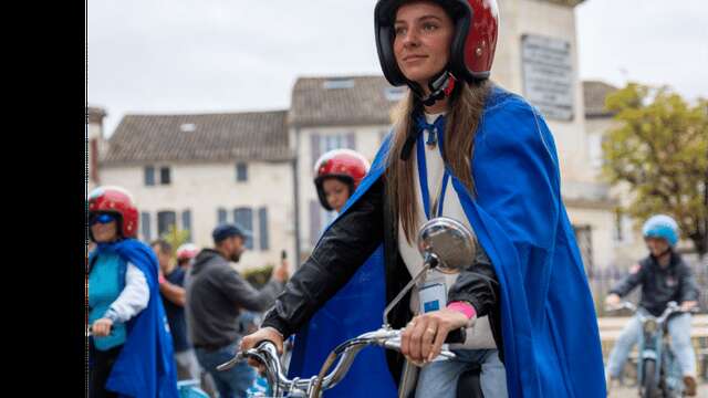 La balade en meule bleue