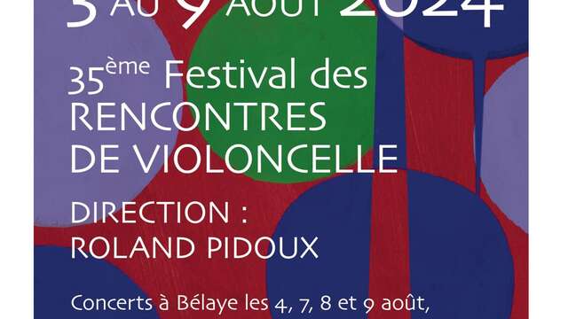 XXXVIèmes Rencontres de Violoncelle de Bélaye : Concert du mardi