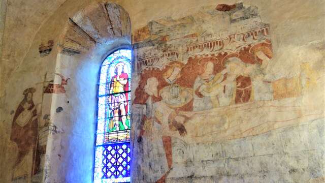 Journées du Patrimoine 2025 - Visite-découverte des peintures murales de l’église de Soulomès, avec Emmanuel MOUREAU, chargé de protection à la DRAC Occitanie