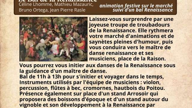 Festival Re-naissance à Figeac : le bal de la Renaissance