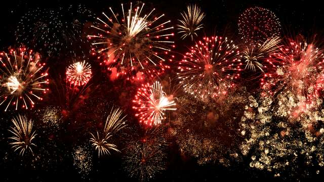Feux d'artifices de la fête de Miers