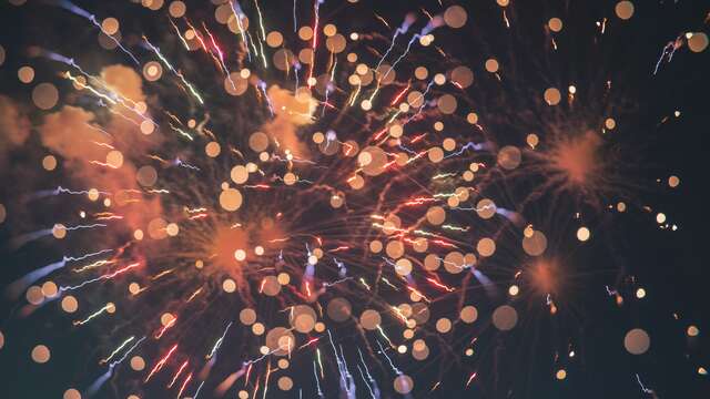 Feu d'artifice à Saint-Céré