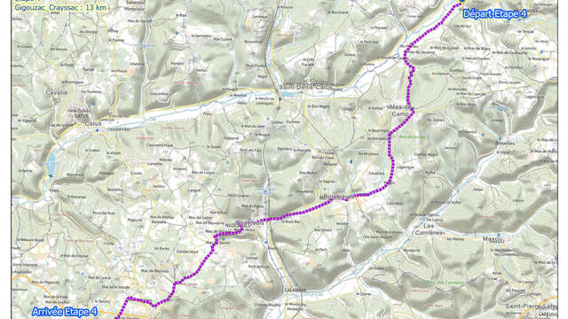 Transhumance Rocamadour - Luzech : étape Gigouzac- Crayssac