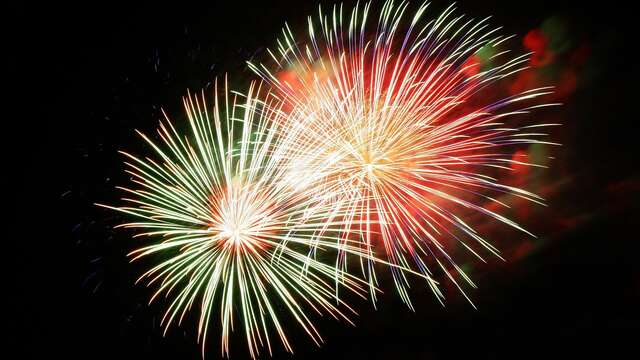 Feu d'artifice à Limogne