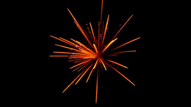 Feu d'artifice du Marché de Noël de Saint-Laurent-Les-Tours